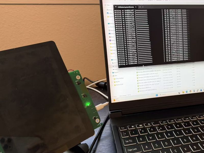 Loading Remindo software onto our own bare circuit board